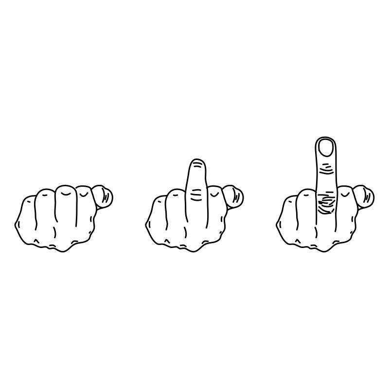 middle finger