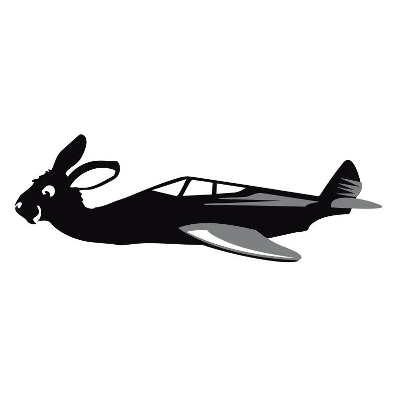 Bunny Air lapin volant propagation VECTORGRAPHIC