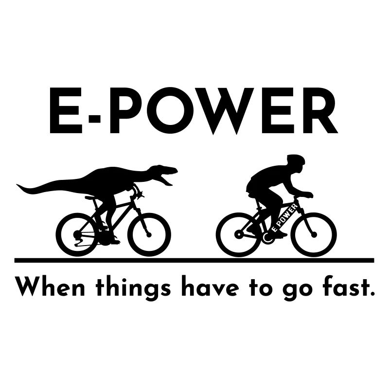 Vélociraptor à la poursuite d’un e-biker
