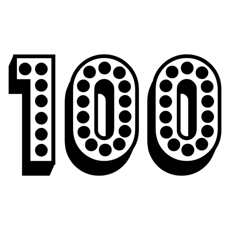 100. 100 ANS. 100e ANNIVERSAIRE. ANNIVERSAIRE 100