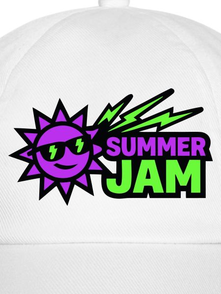 Summer Jam Sun Badge