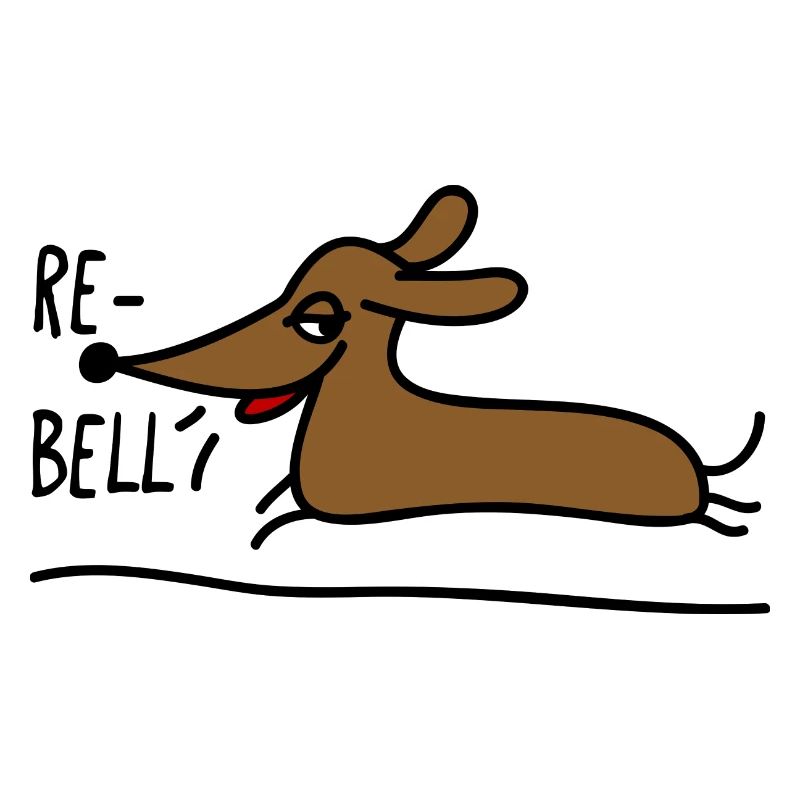 Dackel als Rebell