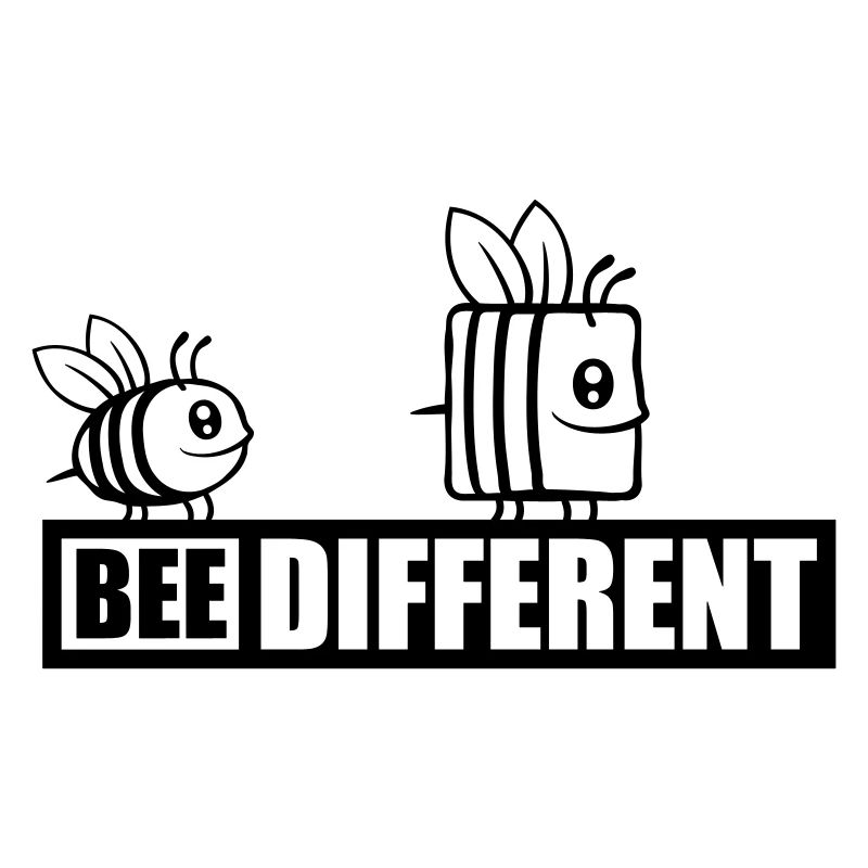 bee different Spruch Zitat