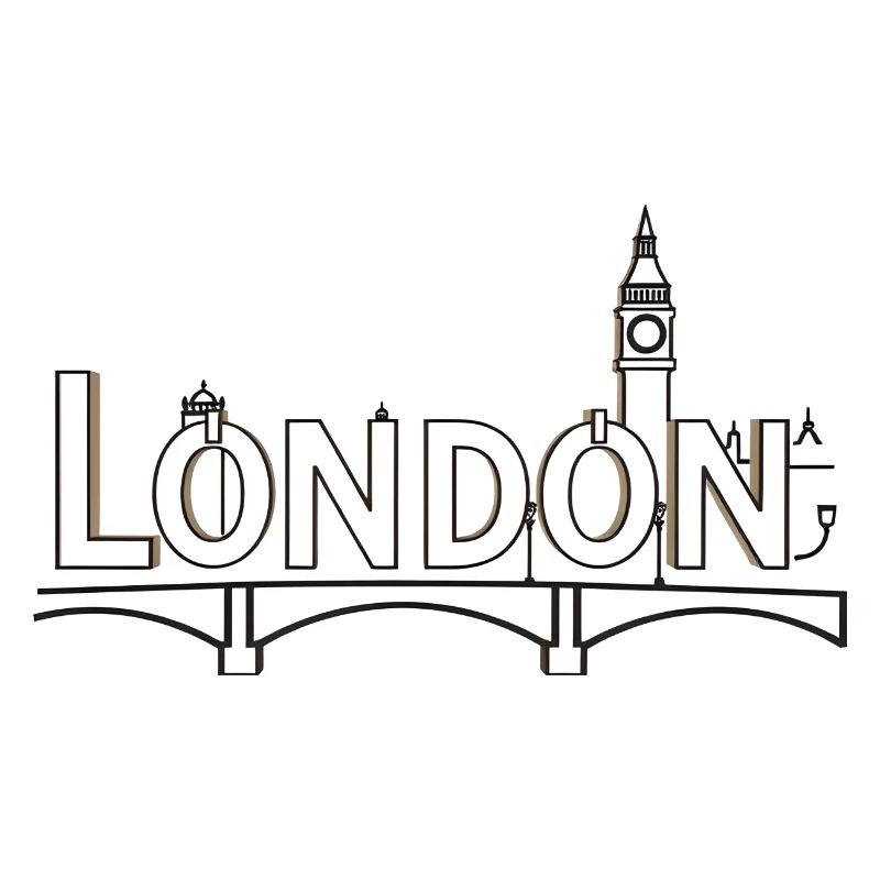 London Skyline Geschenkidee