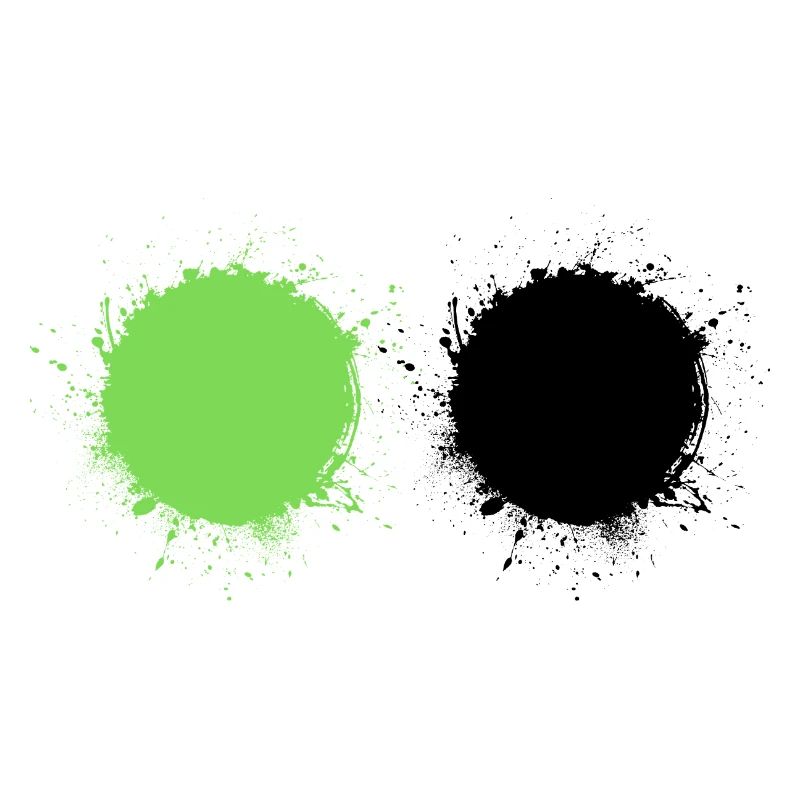 white green