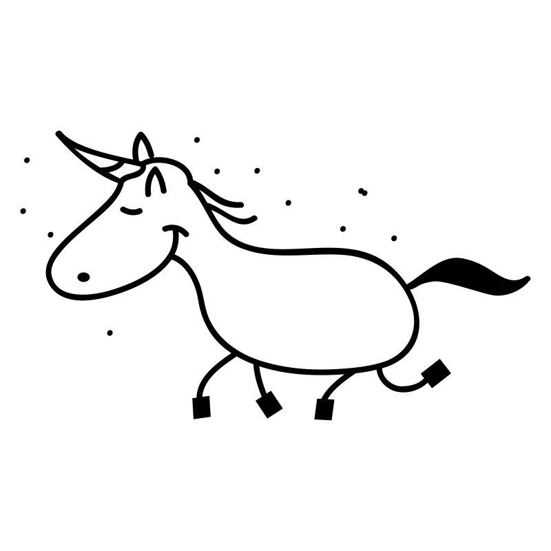 witziges Einhorn
