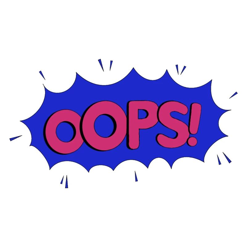 OOPS blue pink