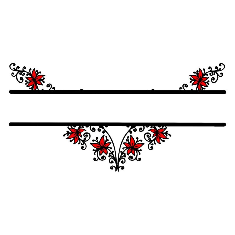 Blume dekoratives Banner