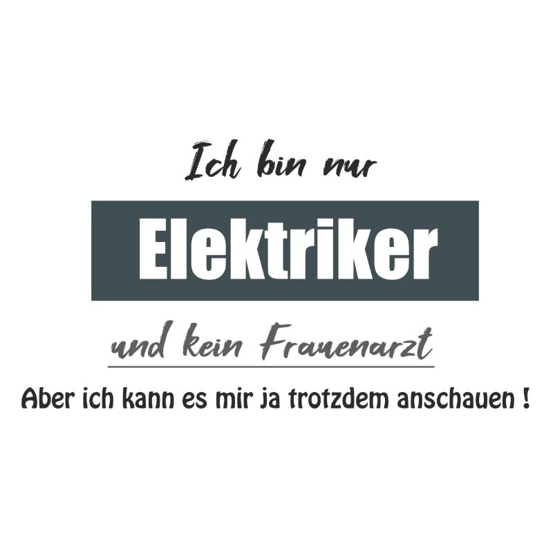 Ich bin nur Elektirker, aber
