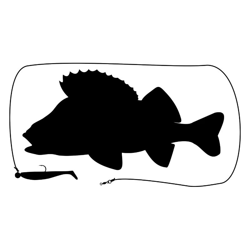 Perch with softbait