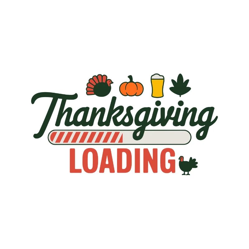 Thanksgiving Loading Erntedankfest Ladebalken