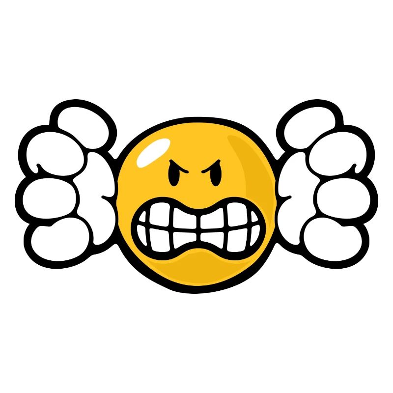 Smiley Anger Unforgiving