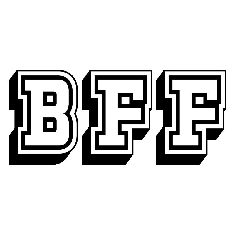 Tshirt BFF noir