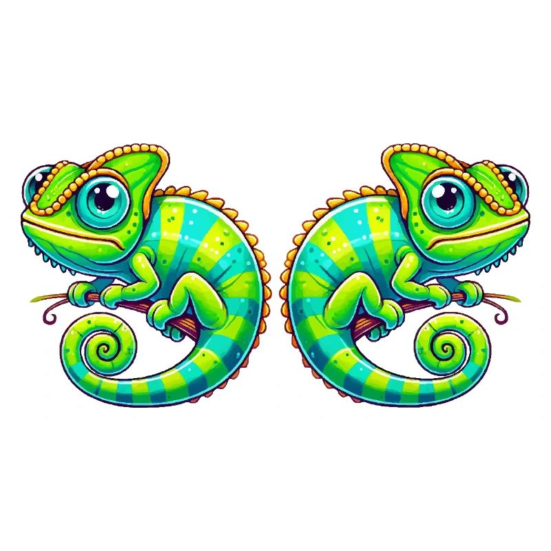 Bande dessinée caméléon