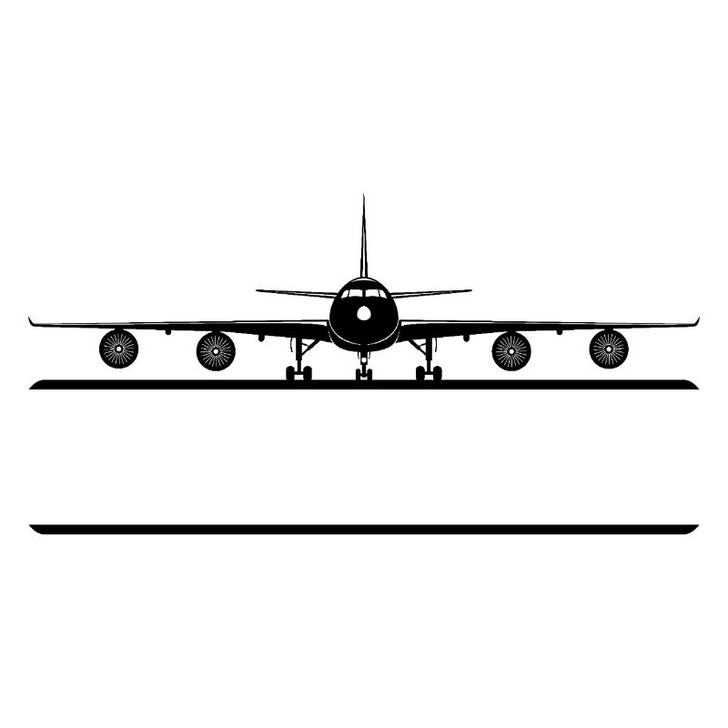 Flugzeug Namensschild