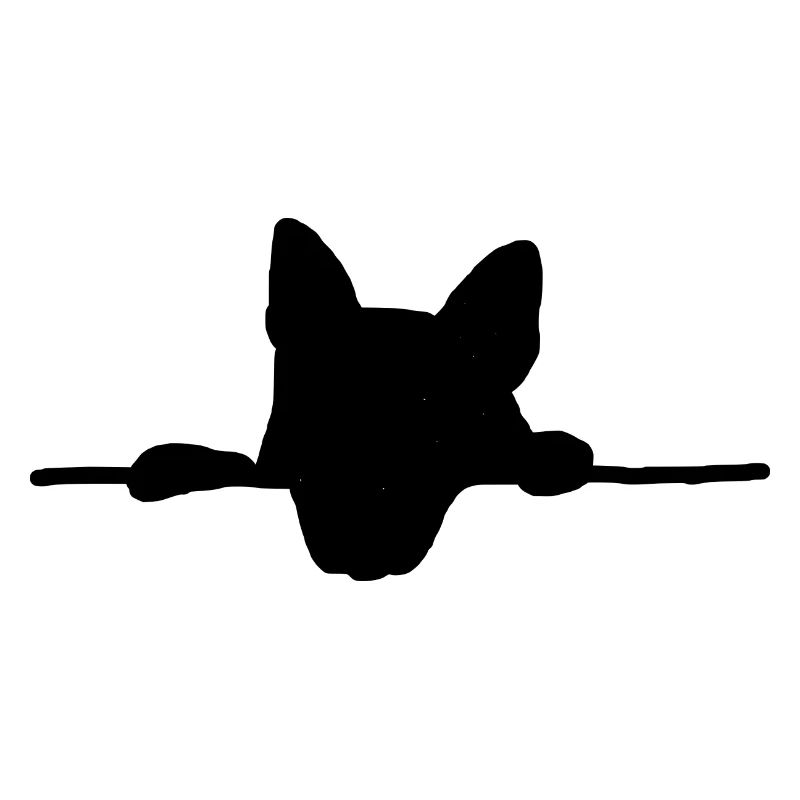 German Shepherd Siluette