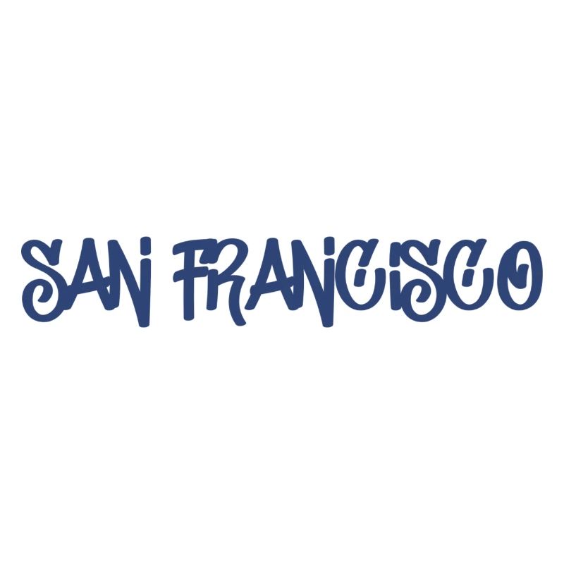 San Francisco Schriftzug Geschenk Geschenkidee