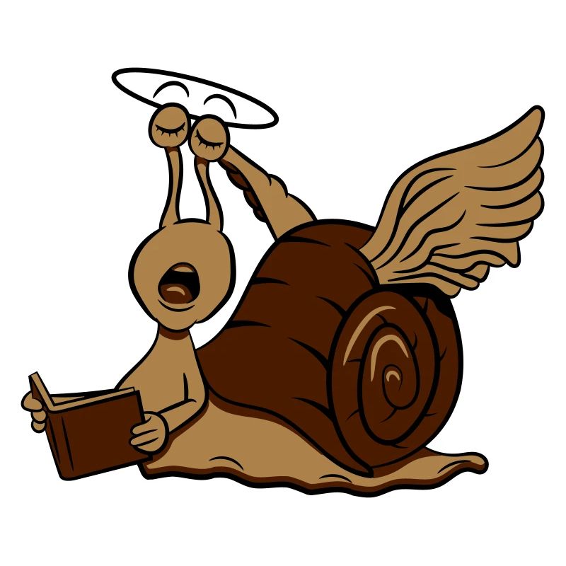 Schnecke lustig engel