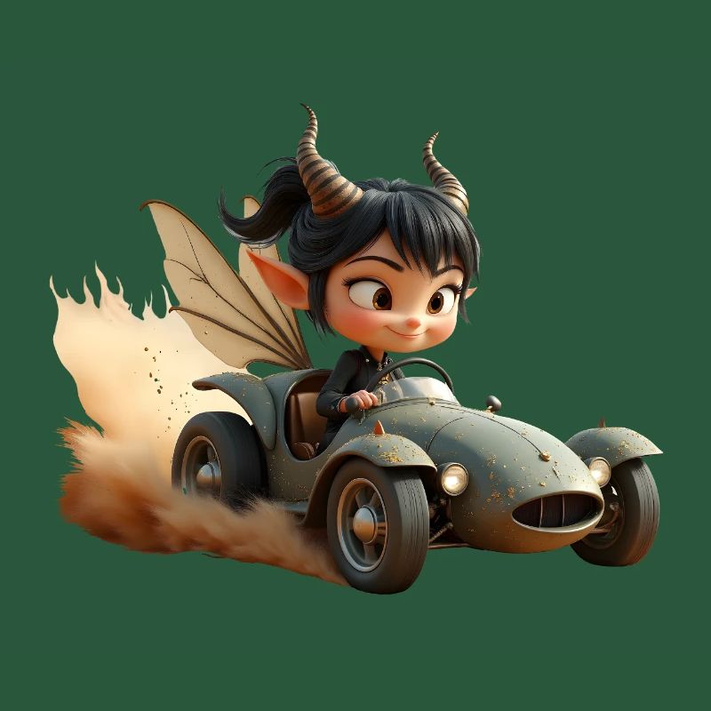 Gobelin d’aventure dans un wagon de sable