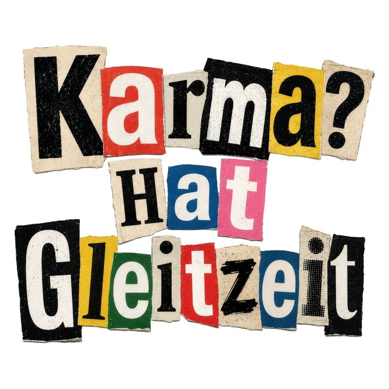 Karma? Hat Gleitzeit – lustiger Spruch