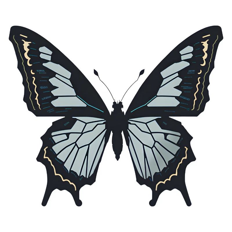 Simple Butterfly Minimalist Butterfly Minimalistic