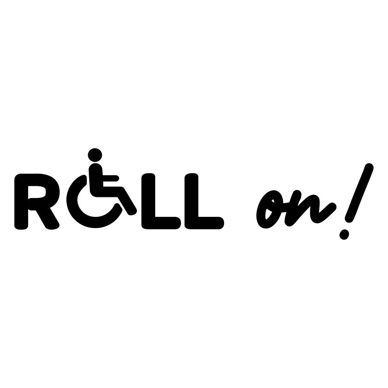 Roll on Rollstuhl Behindert