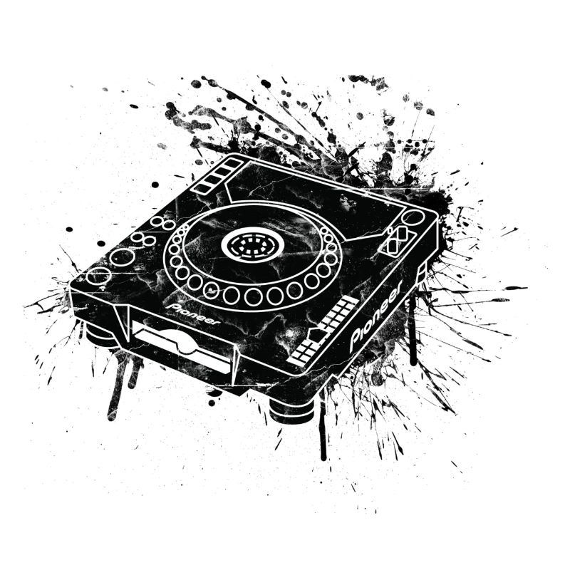 CDJ 1000 Graffiti DJ