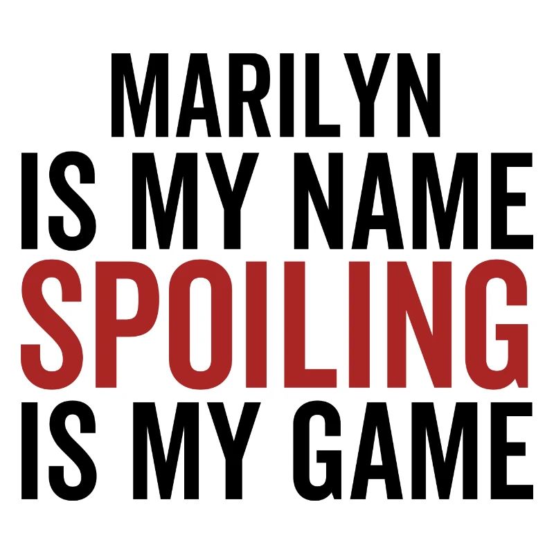 Marilyn est mon nom Spoiling est mon jeu