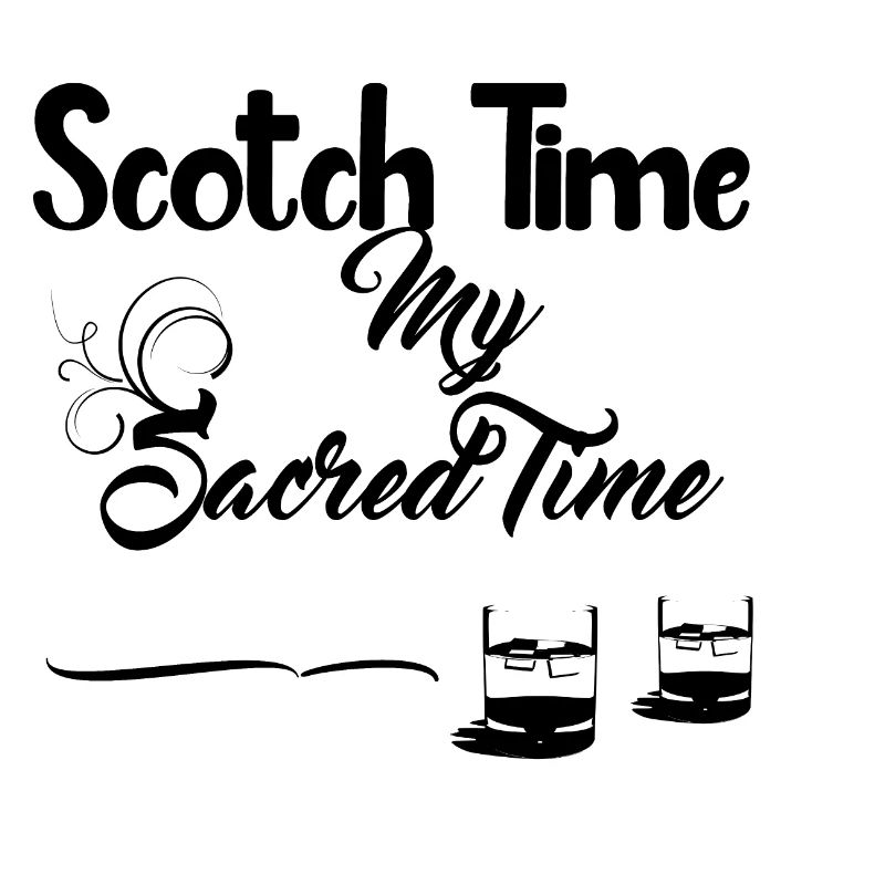Scotch Time Design - AlcoholicBeverage