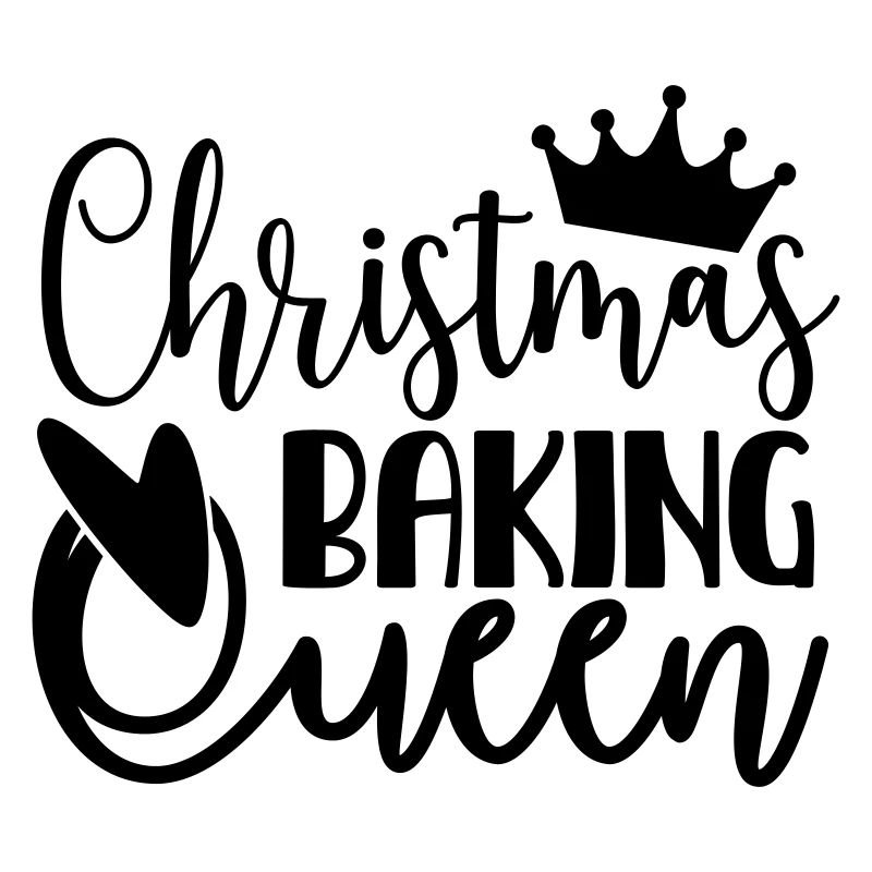 Christmas Baking Queen customisable