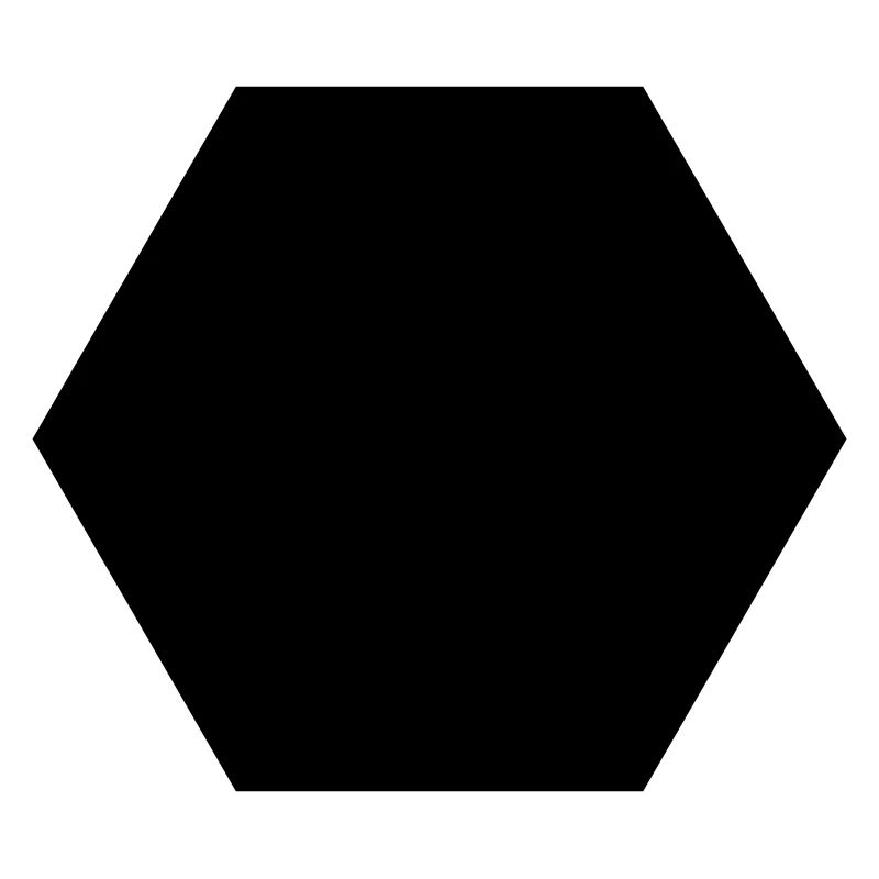 Schwarzes Sechseck
