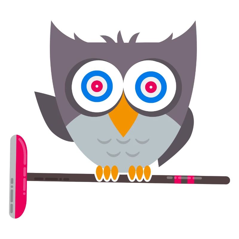 curling eisstockschießen curlingstein curling-eule