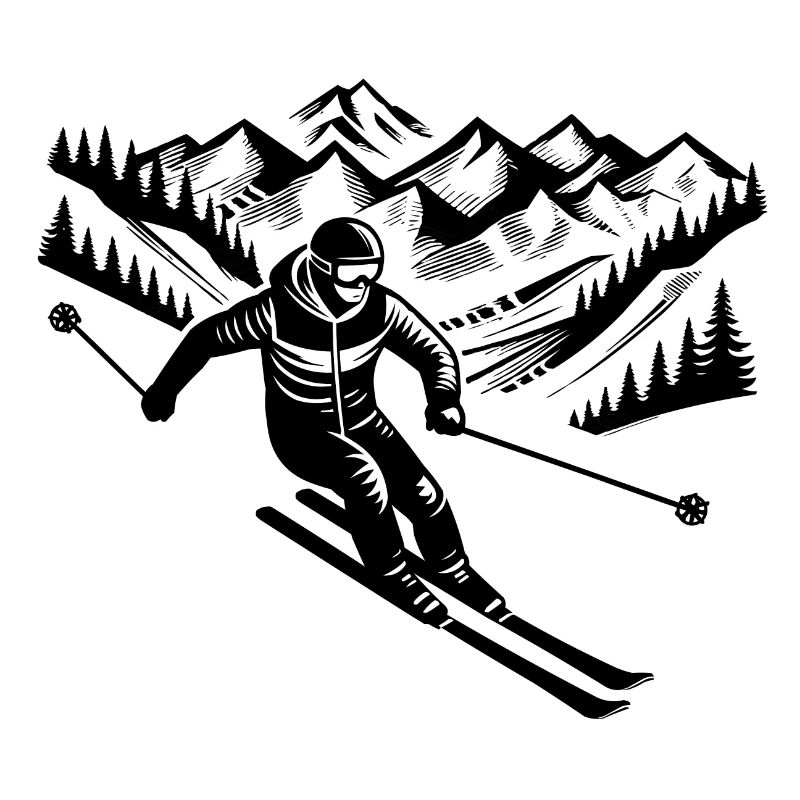 Skifahrer