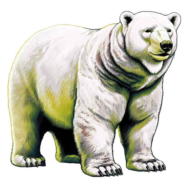 Weißer Eisbär