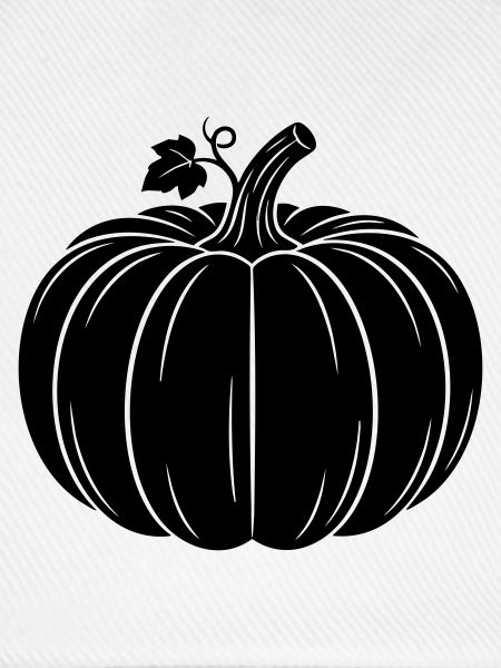 Pumpkin Harvest Silhouette