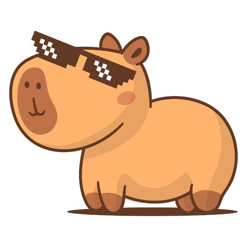 Cooles Capybara