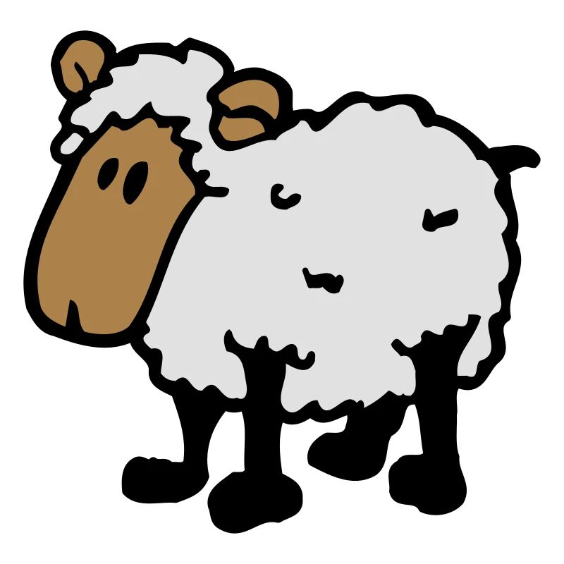 cooles comic schaf funny sheep