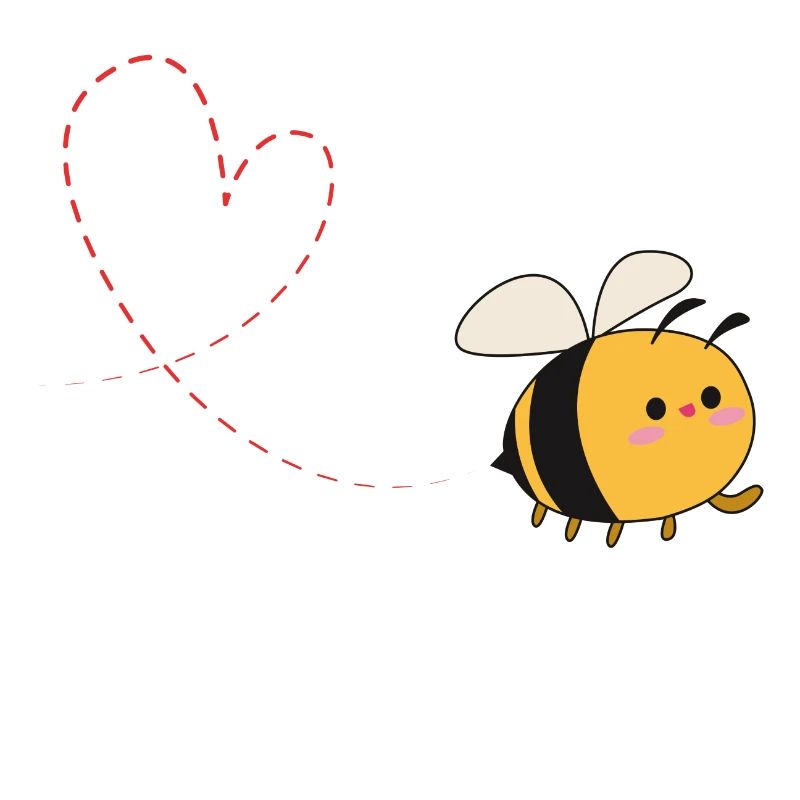 Biene Liebe Herz