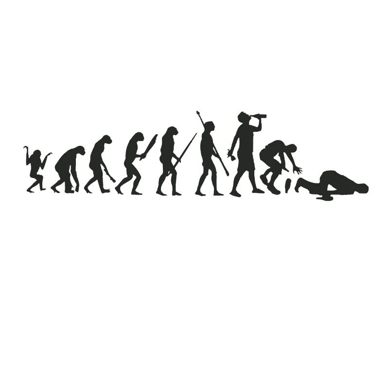 Bier – Shirt Evolution Trinken Geschenk