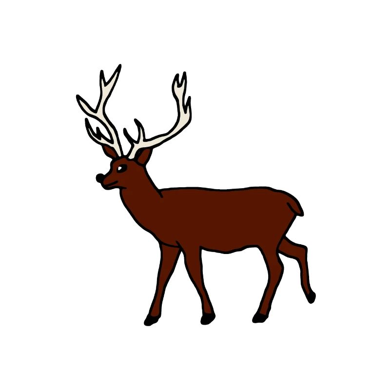 Hirsch, Waldtier