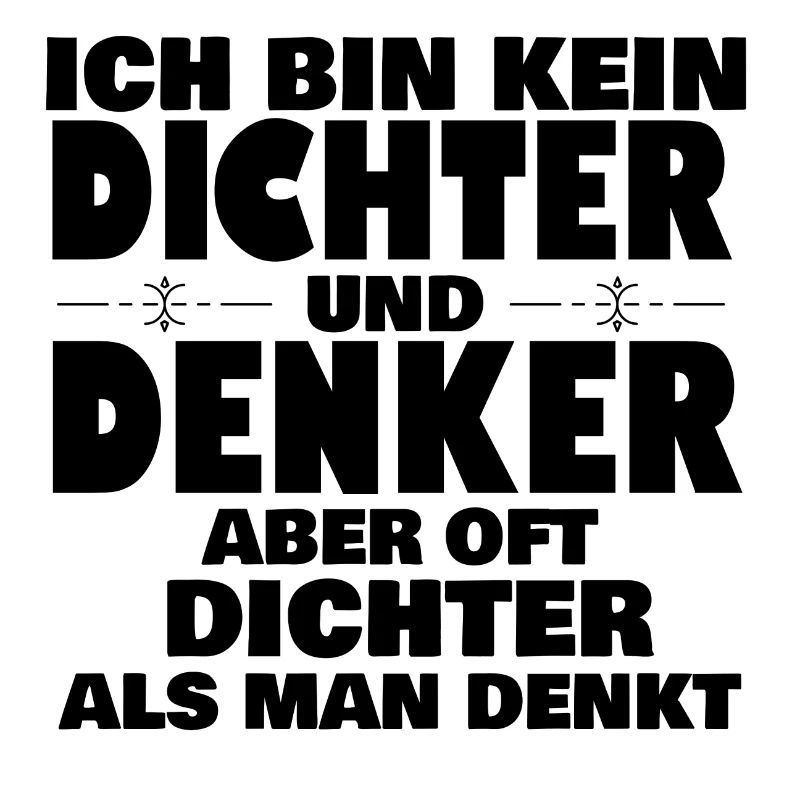 ICH BIN KEIN DICHTER