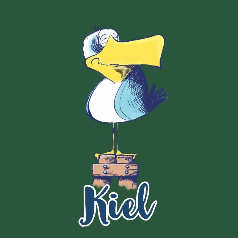 Freche Kiel Möwe