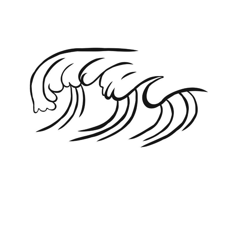 Vague de cadeau de surf sur surf surf