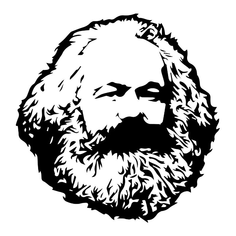Karl Marx Face Communism Marxism Philosopher
