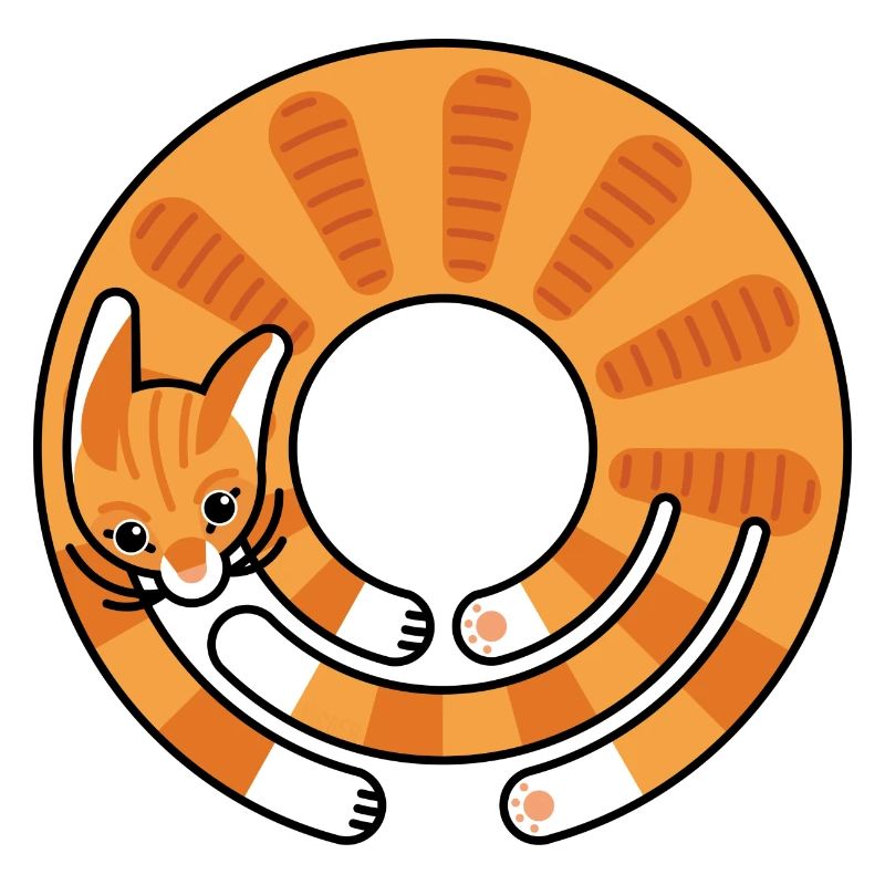 Orange Katze