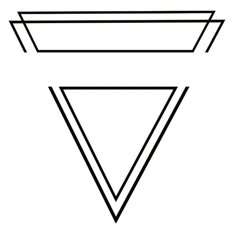 Triangle noir