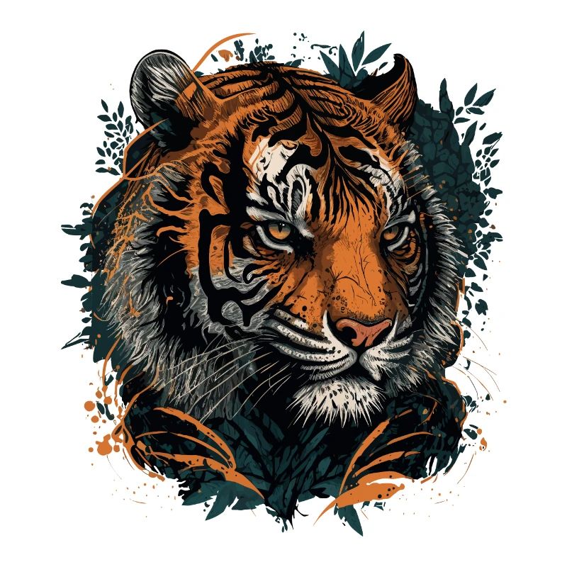 A Tiger Digital Illustration