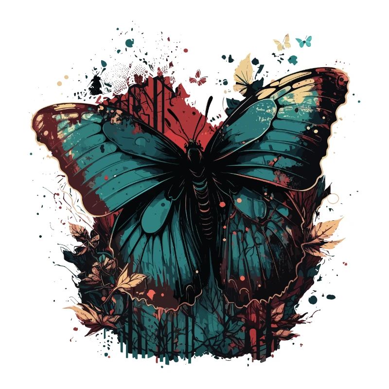 Schmetterling im Wald