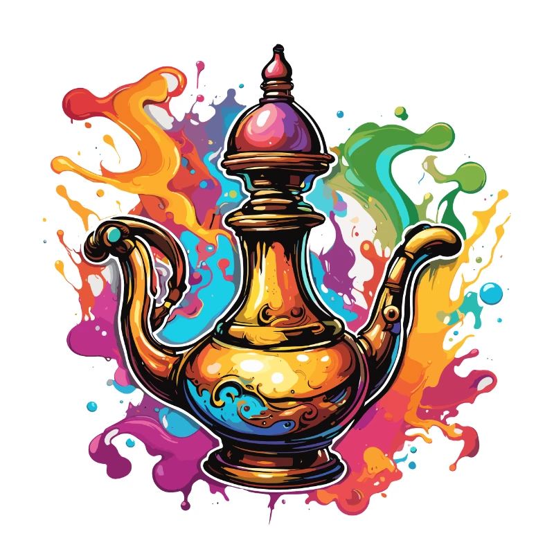 Magic Lamp / Wishes /Orient / Miracle / Genius