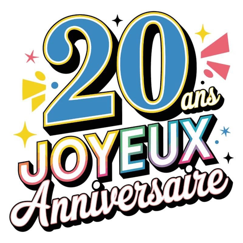 20 ans joyeux anniversaire